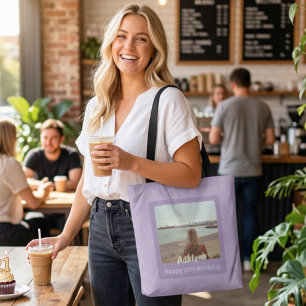 Tote Bag Cadeaux de photos personnalisés pour une femme de
