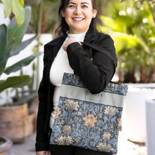 Tote Bag Cadeaux de retraite Graceful Retro Flowers pour ma