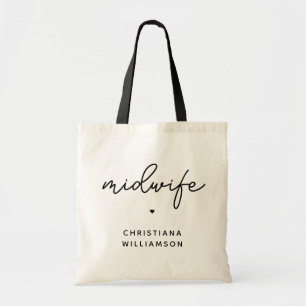 Tote Bag Cadeaux de sage-femme personnalisés