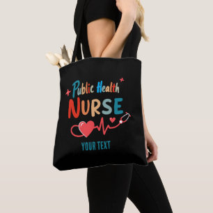 Tote Bag Cadeaux personnalisés d'infirmière en santé publiq
