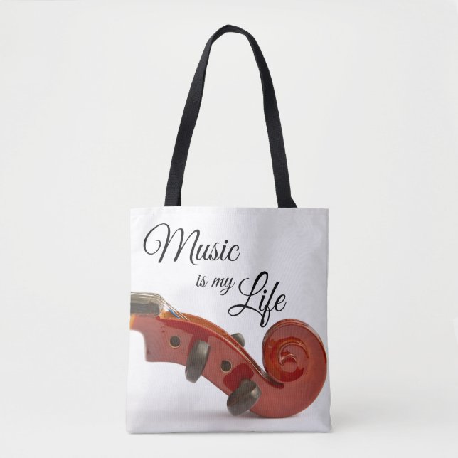 Tote Bag Cadeaux pour des joueurs de violon - la musique (Devant)