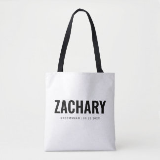 Tote Bag Cadeaux pour garçons d'honneur Mariage masculin Té