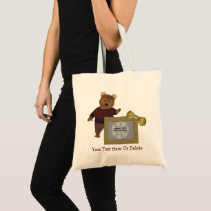 Tote Bag Cadre d'ours Brown mignon Photo personnalisée