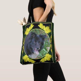 Tote Bag Cadre Fleur De Géranium Créez Votre Propre Photo