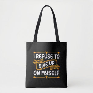 Tote Bag Café De Santé Mentale Je Refuse D'Abandonner L'Anx