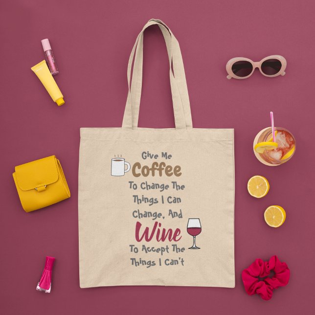 Tote Bag Café Et Vin (Créateur téléchargé)