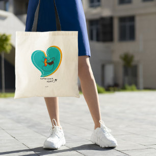 Tote Bag Café LoverS muackS-Espresso