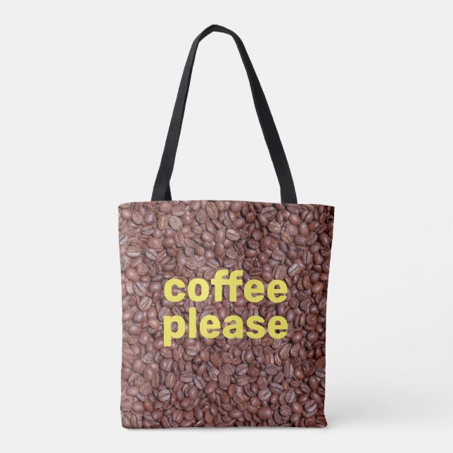 Tote Bag Café s'il vous plaît (Dos)