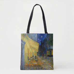 Tote Bag Café Terrasse en soirée Vincent van Gogh