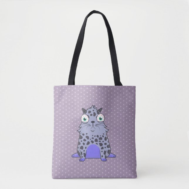 Tote Bag Caffelotta cryptokitty veut du café (Devant)