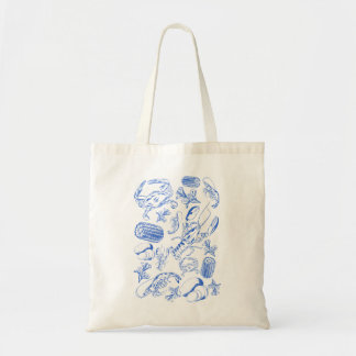 Tote Bag Cajun Seafood Boil - Southern Coastal Food Art