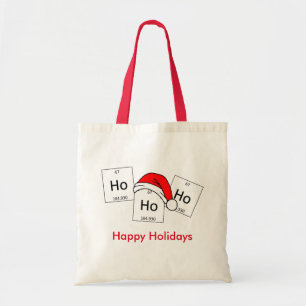Tote Bag Calembour de Noël d'élément de chimie de holmiu