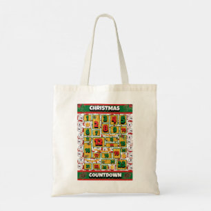 Tote Bag Calendrier de l'Avent de Noël Alaskan Dog Countdow