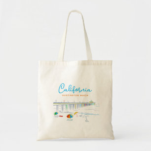 Tote Bag California Huntington Beach