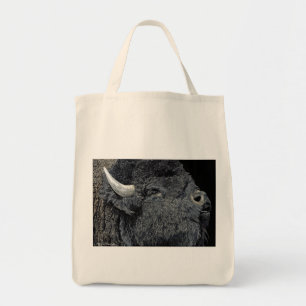 Tote Bag "Call of the Prairie" - Bison Fourre-tout