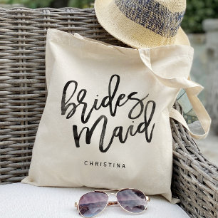Tote Bag Calligraphie Demoiselle d'honneur