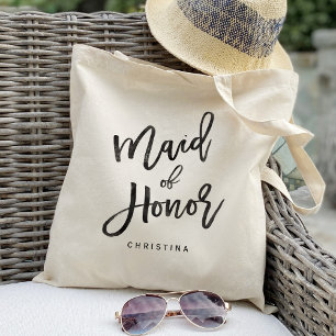 Tote Bag Calligraphie demoiselle d'honneur