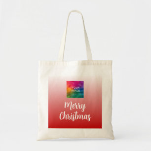 Tote Bag Calligraphie Joyeux Noël Télécharger Photo ou Logo