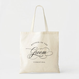 Tote Bag Calligraphie moderne noir Mère de la Salle