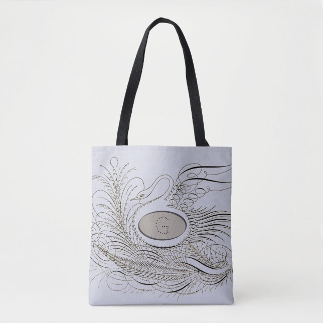 Tote Bag Calligraphie prospère 2.0 (Devant)