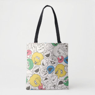 Tote Bag Camarades de la rue Sésame Motif principal gross