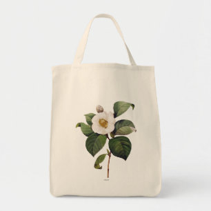 Tote Bag Camélia blanc