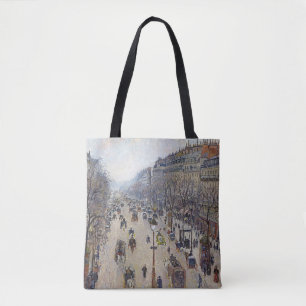 Tote Bag Camille Pissarro - Boulevard Montmartre, matin