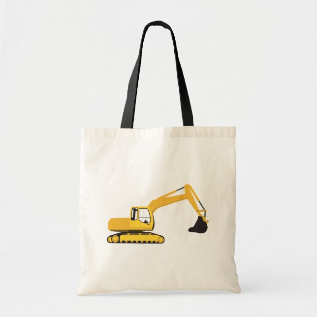 Tote Bag Camion de construction de l'excavateur (Devant)