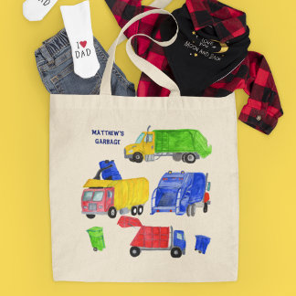 Tote Bag Camions Poubelles Personnalisés