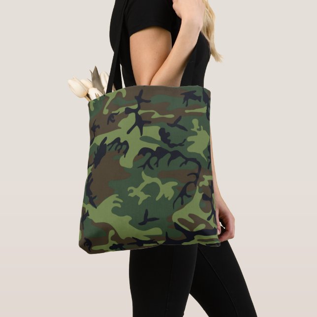 Tote Bag Camo militaire de l'armée de camouflage (De près)