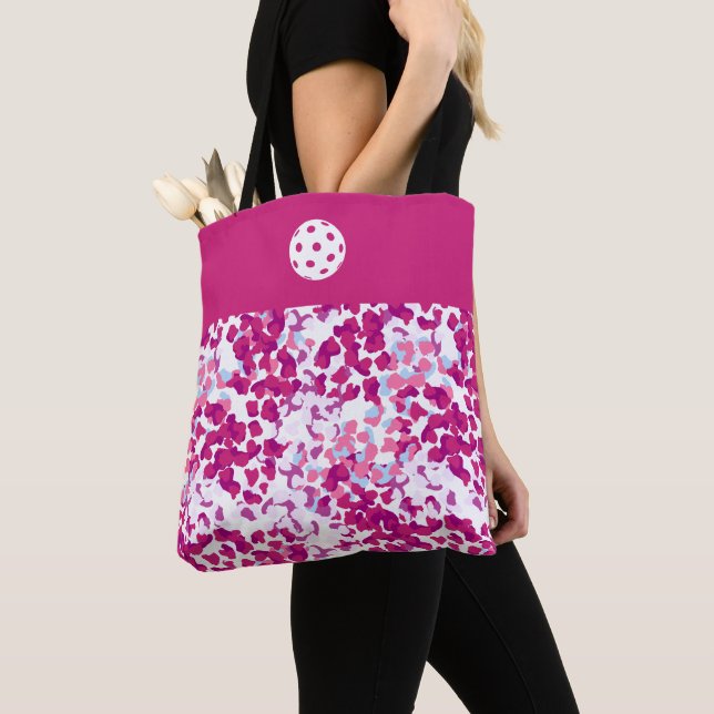 Tote Bag Camo rose fourre-tout (De près)