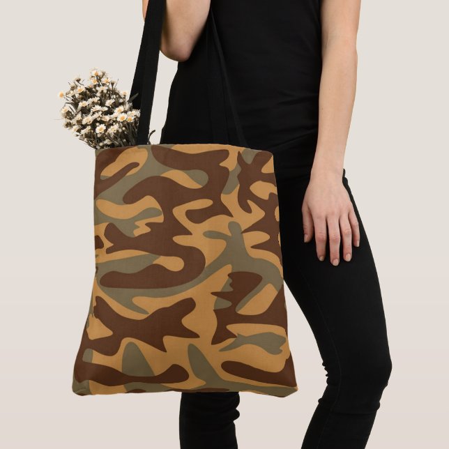 Tote Bag camouflage army (De près)