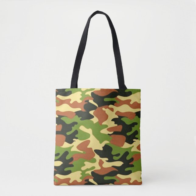 Tote Bag Camouflage Motif militaire (Devant)