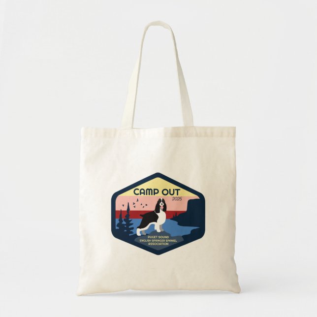 Tote Bag Camp Out 2025 Fourre-tout Springer (Devant)