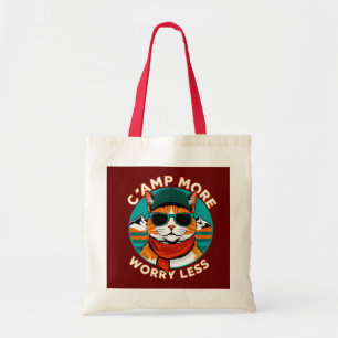 Tote Bag Camp Plus S'Inquiéter Moins