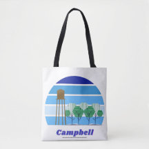 Campbell Californie fourre-tout à double face