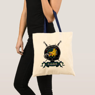 Tote Bag Campbell Clan Badge & Tartan Fourre-tout