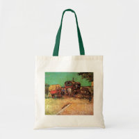 Campement de Gitans Caravanes par Vincent van Gogh