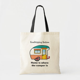 Tote Bag Camper de voyage de départ à la retraite mignonne