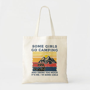 Tote Bag Camping Fille Drôle Cadeaux