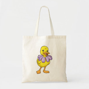 Tote Bag Canard avec marguerite