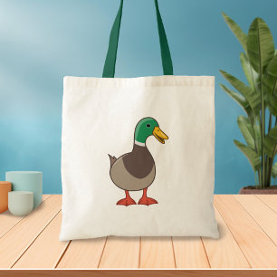 Tote Bag Canard colvert de dessin animé mignon