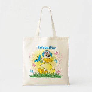 Tote Bag Canard de Pâques de printemps