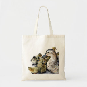 Tote Bag Canard et canetons sauvages de mère