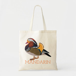 Tote Bag Canard Mandarin Panier d'oiseau