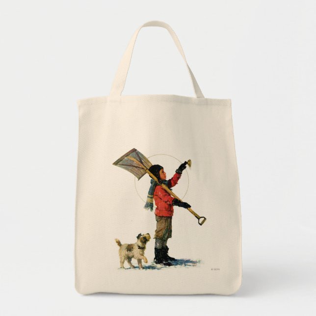 Tote Bag Canard souchet de neige (Devant)