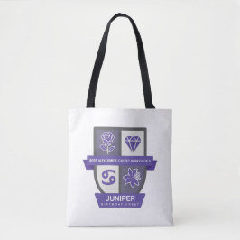Tote Bag Cancer Birthday Crest™ for June 22-30