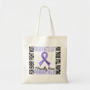 Tote Bag Cancer de l'estomac je porte fièrement le