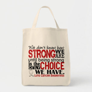 Tote Bag Cancer de poumon comme nous forts sommes