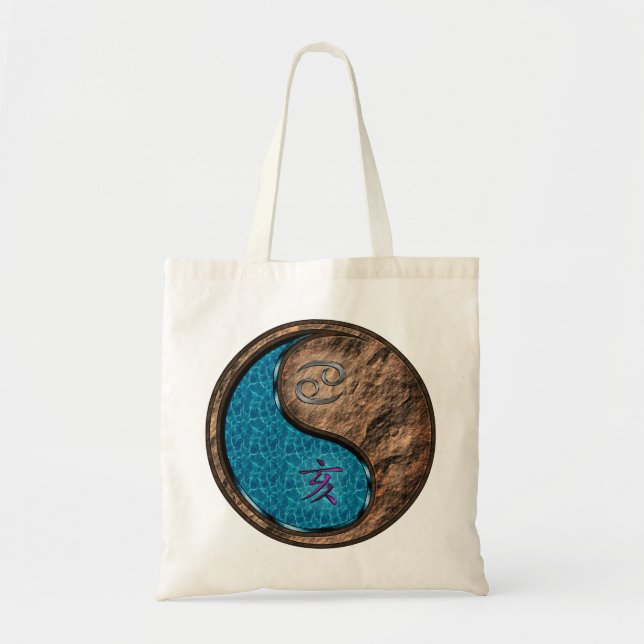 Tote Bag Cancer & Earth Boar (Devant)